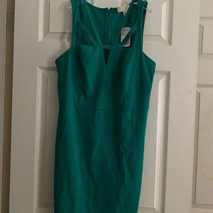 Forever 21 plus size bodycon dress (Emerald Green)